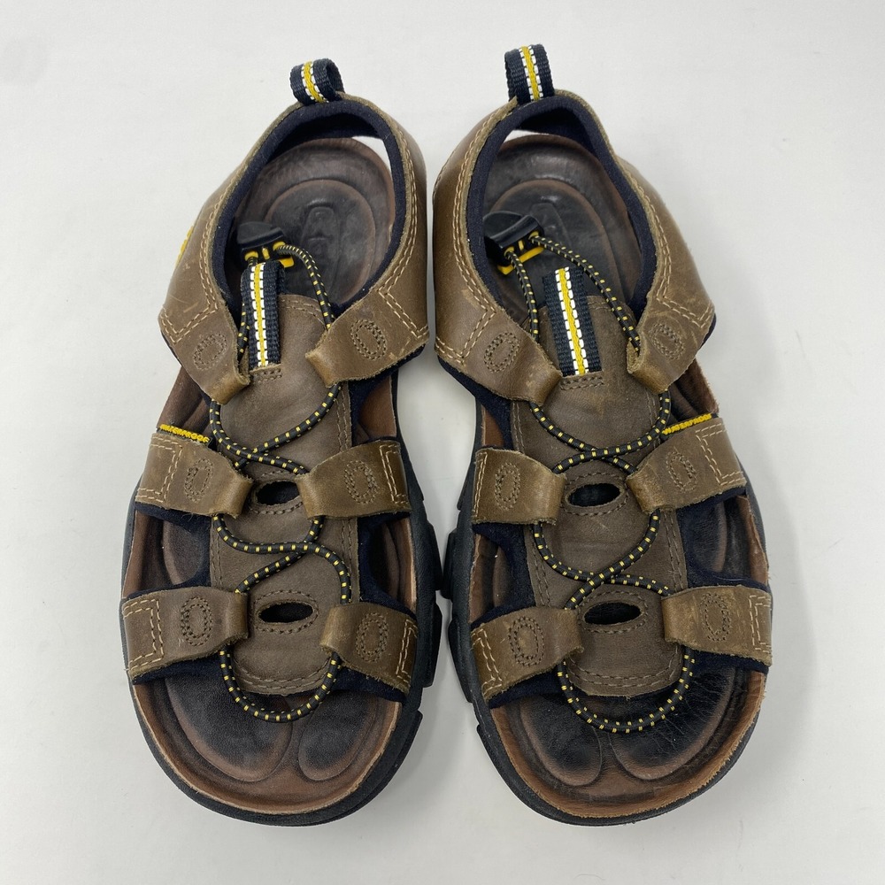 Keen Kids Brown and Yellow Bungee Water Sandals